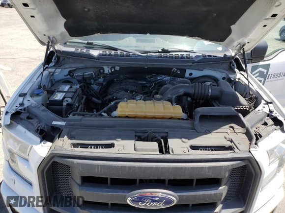 2016 Ford F-150 XL with VIN 1FTEX1C82GKF72100, listed as a Copart auction lot 55204515 with 123,117 mi miles and Salvage title. Bid and sale history available at DreamBid. Image 11.