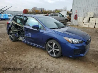 2017 Subaru Impreza Sport with VIN 4S3GTAL69H1723752, listed as a Copart auction lot 77098924 with 65,209 mi miles and Clean Title. Bid and sale history available at carsss.com. Image 4.