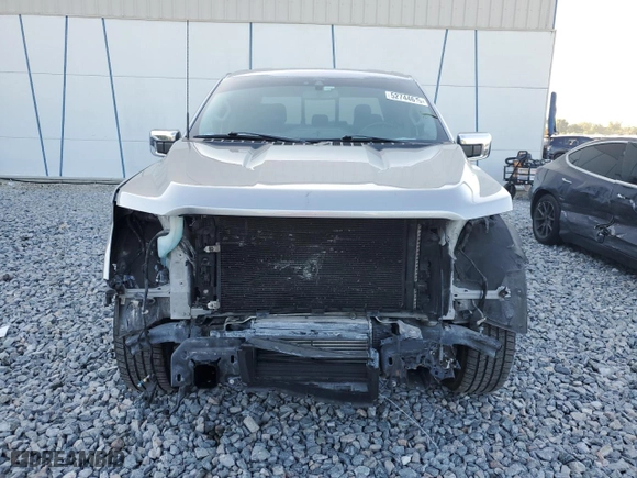 2021 Ford F-150 XL with VIN 1FTEW1C8XMKE52138, listed as a Copart auction lot 52744615 with 127,833 mi miles and Salvage Title. Bid and sale history available at carsss.com. Image 5.