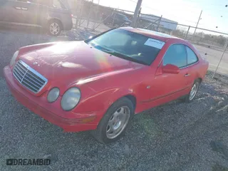 1999 Mercedes-Benz CLK-Class with VIN WDBLJ65G1XF101749, listed as a IAAI auction lot 41689126 with 172,429 mi miles. Bid and sale history available at carsss.com. Image 2.