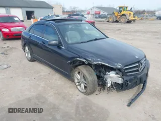 2014 Mercedes-Benz C-Class C 300 Sport with VIN WDDGF8AB7EA958569, listed as a IAAI auction lot 41825537 with 188,370 mi miles. Bid and sale history available at carsss.com. Image 1.