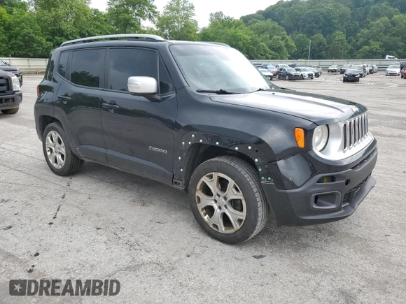 2015 Jeep Renegade Limited z VIN ZACCJBDTXFPC03734, wystawiony jako Copart lot #59985945 z przebiegiem 120 962 mil mil oraz Szkoda całkowita • Salvage title. Historia ofert i sprzedaży dostępna na DreamBid. Obrazek 4.