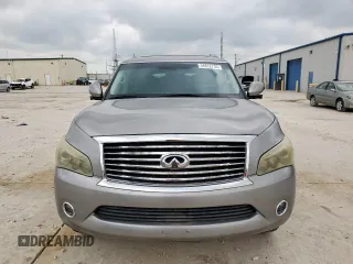 2011 Infiniti QX56 7-passenger with VIN JN8AZ2NF8B9504124, listed as a Copart auction lot 54612735 with 220,399 mi miles and Clean Title. Bid and sale history available at DreamBid. Image 5.