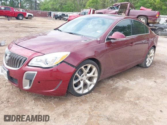 2016 Buick Regal GS with VIN 2G4GU5GX8G9122538, listed as a IAAI auction lot 41939659 with 92,269 mi miles. Bid and sale history available at carsss.com. Image 18.