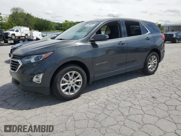2019 Chevrolet Equinox LT with VIN 2GNAXKEV0K6302387, listed as a Copart auction lot 54259075 with 75,325 mi miles and Salvage Title. Bid and sale history available at carsss.com. Image 1.