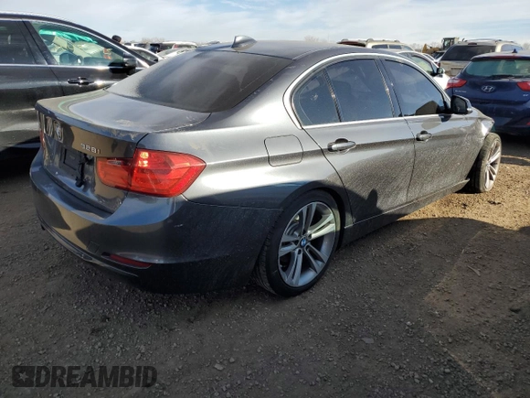 2015 BMW 3 Series 328i with VIN WBA3A5C54FP604355, listed as a Copart auction lot 41499835 with 153,295 mi miles and Salvage Title. Bid and sale history available at carsss.com. Image 3.