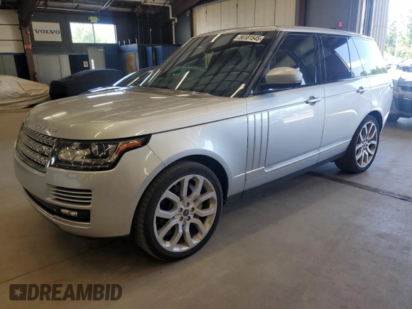 2014 Land Rover Range Rover Supercharged with VIN SALGS2EF7EA131891, listed as a Copart auction lot 56181545 with 133,978 mi miles and Salvage title. Bid and sale history available at DreamBid. Image 1.