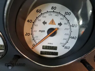 2003 Mercedes-Benz SLK-Class 3.2L with VIN WDBKK65F83F285825, listed as a Copart auction lot 66683653 with 92,826 mi miles and Salvage Title. Bid and sale history available at carsss.com. Image 9.