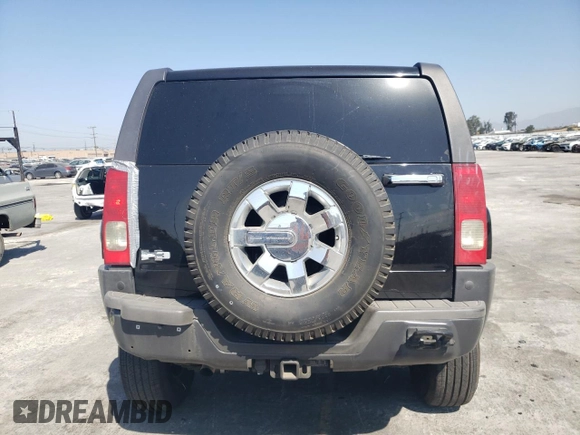 2006 Hummer H3 with VIN 5GTDN136068303260, listed as a Copart auction lot 66730334 with 0 mi miles and Salvage Title. Bid and sale history available at carsss.com. Image 6.