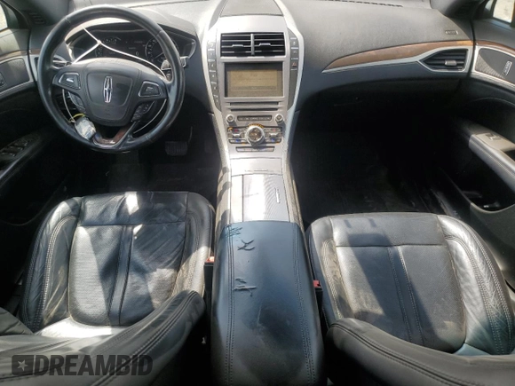 2017 Lincoln MKZ Reserve with VIN 3LN6L5F92HR658835, listed as a Copart auction lot 56491035 with 117,346 mi miles and Salvage title. Bid and sale history available at DreamBid. Image 8.