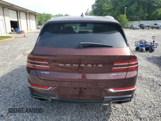 2021 Genesis GV80 with VIN KMUHCESC3MU054662, listed as a Copart auction lot 57235645 with 64,318 mi miles and Salvage title. Bid and sale history available at DreamBid. Image 6.