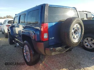 2006 Hummer H3 with VIN 5GTDN136768134709, listed as a Copart auction lot 76652744 with 205,744 mi miles and Salvage Title. Bid and sale history available at carsss.com. Image 2.