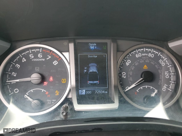 2021 Toyota Tacoma 2WD SR5 with VIN 5TFAZ5CN0MX105634, listed as a Copart auction lot 48075255 with 72,934 mi miles and Salvage Title. Bid and sale history available at carsss.com. Image 9.