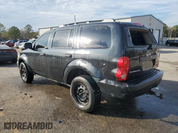 2008 Dodge Durango SXT with VIN 1D8HD38N58F121075, listed as a Copart auction lot 89325995 with 209,357 mi miles and Salvage title. Bid and sale history available at DreamBid. Image 2.