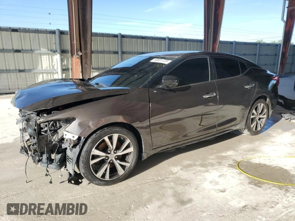 2016 Nissan Maxima SL with VIN 1N4AA6AP4GC906750, listed as a Copart auction lot 60691725 with 104,994 mi miles and Salvage title. Bid and sale history available at DreamBid. Image 1.
