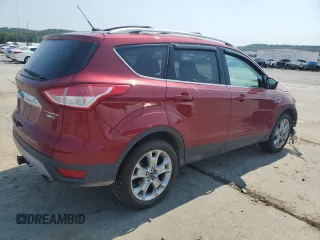 2015 Ford Escape Titanium with VIN 1FMCU9J91FUA67240, listed as a Copart auction lot 61858874 with 168,294 mi miles and Salvage Title. Bid and sale history available at carsss.com. Image 3.
