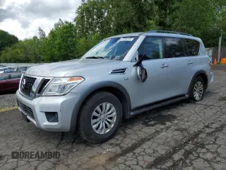 2017 Nissan Armada SV z VIN JN8AY2NC9H9508054, wystawiony jako Copart lot #55615625 z przebiegiem 146 901 mil mil oraz Czysty tytuł • Clean title. Historia ofert i sprzedaży dostępna na DreamBid. Obrazek 1.