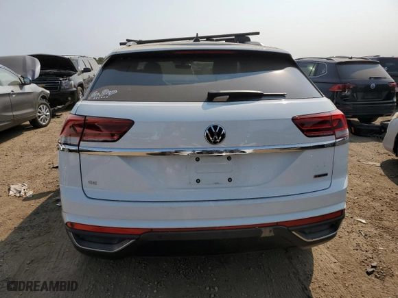 2022 Volkswagen Atlas Cross Sport 2.0T SE w/Technology with VIN 1V2KC2CA5NC218441, listed as a Copart auction lot 70404154 with 37,474 mi miles and Salvage Title. Bid and sale history available at carsss.com. Image 6.