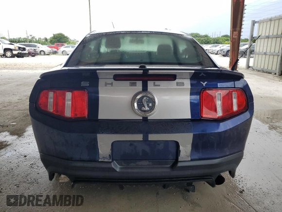2010 Ford Mustang GT500 with VIN 1ZVBP8JSXA5160889, listed as a Copart auction lot 69408854 with 64,588 mi miles and Salvage title. Bid and sale history available at DreamBid. Image 6.
