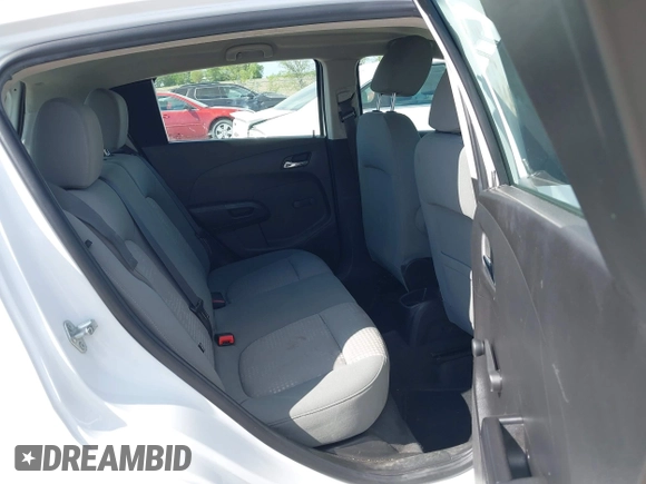 2014 Chevrolet Sonic LS with VIN 1G1JA6SH5E4171729, listed as a IAAI auction lot 42271221 with 58,117 mi miles and . Bid and sale history available at DreamBid. Image 8.