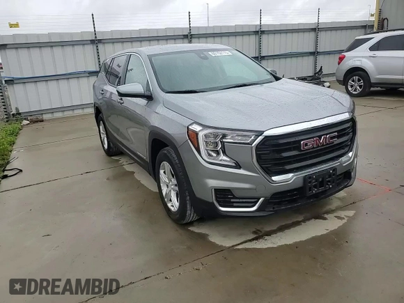 2024 GMC Terrain SLE with VIN 3GKALMEGXRL156124, listed as a Copart auction lot 60152115 with 38,215 mi miles and Salvage title. Bid and sale history available at DreamBid. Image 14.