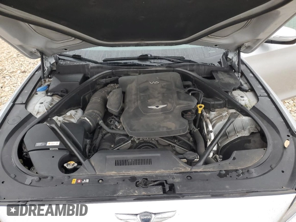 2017 Genesis G80 3.8L z VIN KMHGN4JE1HU175973, wystawiony jako Copart lot #55889575 z przebiegiem 106 543 mil mil oraz Szkoda całkowita • Salvage title. Historia ofert i sprzedaży dostępna na DreamBid. Obrazek 11.