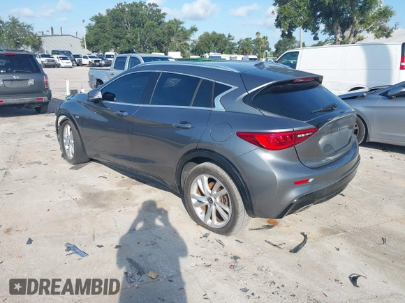 2017 Infiniti QX30 Sport with VIN SJKCH5CP9HA031424, listed as a IAAI auction lot 42792075 with 81,686 mi miles and . Bid and sale history available at DreamBid. Image 3.