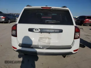 2014 Jeep Compass Sport with VIN 1C4NJCBA1ED717520, listed as a Copart auction lot 88745365 with 75,295 mi miles and Salvage Title. Bid and sale history available at carsss.com. Image 6.