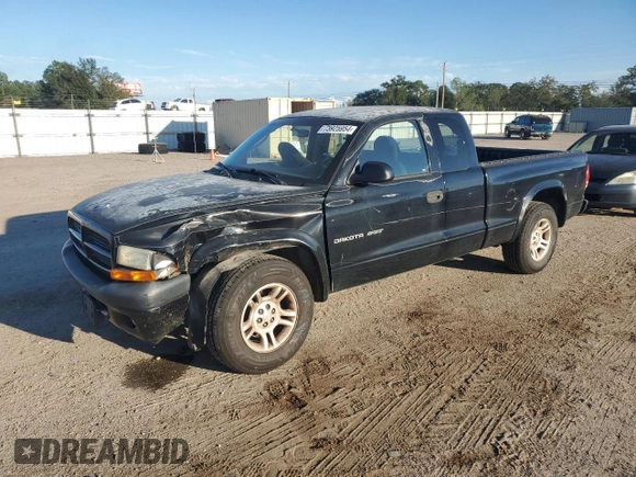 2002 Dodge Dakota Sport with VIN 1B7GL32X52S595260, listed as a Copart auction lot 73925954 with 101,493 mi miles and Salvage Title. Bid and sale history available at carsss.com. Image 1.