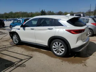 2019 Infiniti QX50 Luxe z VIN 3PCAJ5M34KF121377, wystawiony jako Copart lot #53075985 z przebiegiem 16 573 mil mil oraz Szkoda całkowita • Salvage title. Historia ofert i sprzedaży dostępna na DreamBid. Obrazek 2.