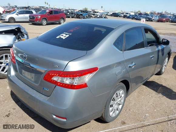 2013 Nissan Sentra SR with VIN 3N1AB7AP8DL775256, listed as a IAAI auction lot 41766105 with 144,583 mi miles. Bid and sale history available at carsss.com. Image 4.