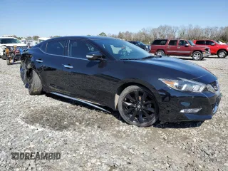 2017 Nissan Maxima SV with VIN 1N4AA6AP7HC394001, listed as a Copart auction lot 48188535 with 139,147 mi miles and Salvage Title. Bid and sale history available at DreamBid. Image 4.
