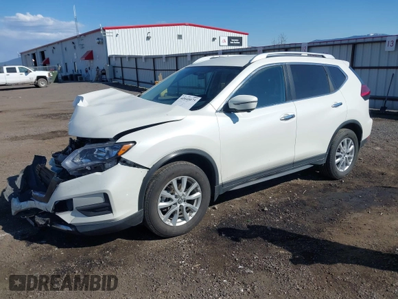 2017 Nissan Rogue SV with VIN KNMAT2MV7HP580637, listed as a IAAI auction lot 42040075 with 47,514 mi miles. Bid and sale history available at carsss.com. Image 2.