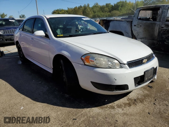 2012 Chevrolet Impala Police Police with VIN 2G1WD5E32C1174832, listed as a Copart auction lot 74252594 with 185,432 mi miles and Salvage Title. Bid and sale history available at carsss.com. Image 4.