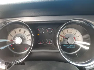 2010 Ford Mustang V6 with VIN 1ZVBP8EN4A5145597, listed as a Copart auction lot 57569444 with 40,073 mi miles and Salvage Title. Bid and sale history available at carsss.com. Image 9.