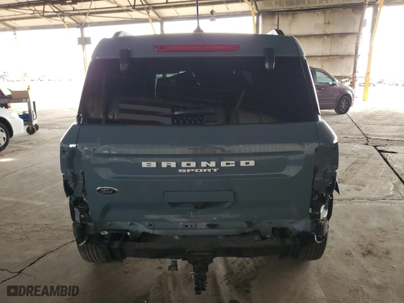 2022 Ford Bronco Sport Big Bend with VIN 3FMCR9B61NRE01567, listed as a Copart auction lot 45167765 with 27,689 mi miles and Salvage Title. Bid and sale history available at carsss.com. Image 6.
