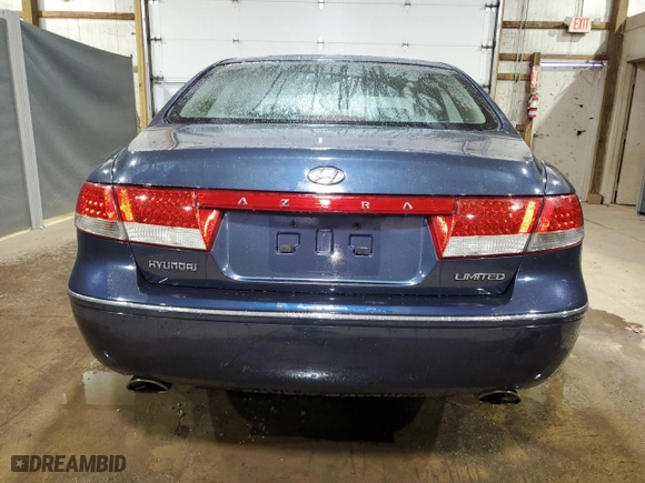 2007 Hyundai Azera SE with VIN KMHFC46F37A181759, listed as a Copart auction lot 77031524 with 179,885 mi miles and Clean Title. Bid and sale history available at carsss.com. Image 6.