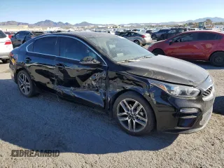 2021 Kia Forte EX with VIN 3KPF54AD7ME322040, listed as a Copart auction lot 79508634 with 60,686 mi miles and Salvage Title. Bid and sale history available at DreamBid. Image 4.