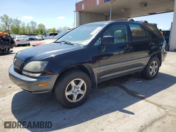 2000 Lexus RX 300 with VIN JT6HF10U5Y0129915, listed as a Copart auction lot 52401264 with 176,784 mi miles and Clean Title. Bid and sale history available at carsss.com. Image 1.