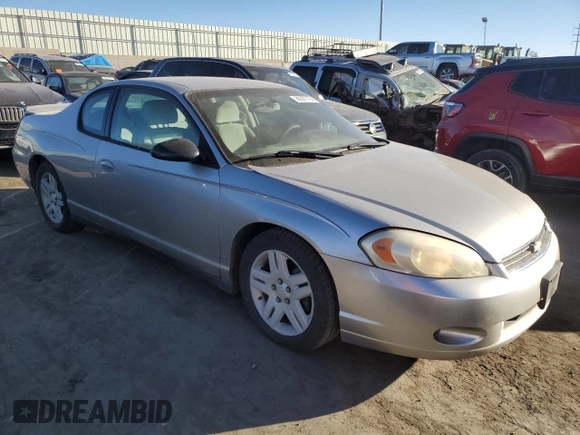2006 Chevrolet Monte Carlo LT 3.9L with VIN 2G1WK151069275984, listed as a Copart auction lot 86397794 with 270,284 mi miles and Salvage Title. Bid and sale history available at carsss.com. Image 4.