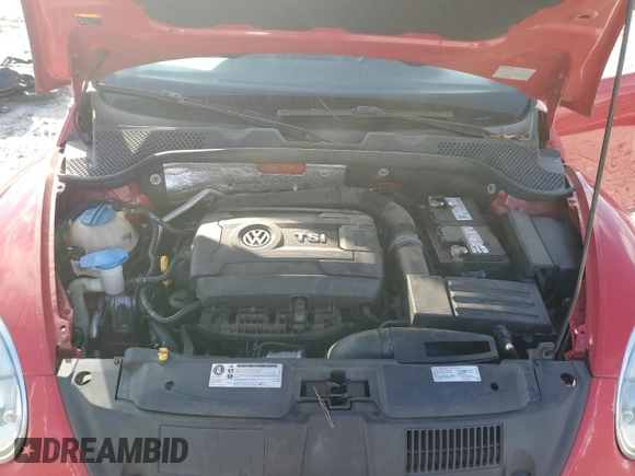 2015 Volkswagen Beetle 1.8T with VIN 3VW517AT6FM807260, listed as a Copart auction lot 85586124 with 88,565 mi miles and Salvage title. Bid and sale history available at DreamBid. Image 11.