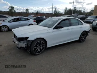2023 Mercedes-Benz E 350 z VIN W1KZF8DB6PB187474, wystawiony jako Copart lot #47395685 z przebiegiem 20 291 mil mil oraz Szkoda całkowita • Salvage title. Historia ofert i sprzedaży dostępna na DreamBid. Obrazek 1.