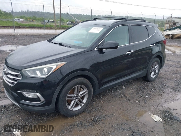 2017 Hyundai Santa Fe 2.4L z VIN 5NMZU3LB3HH011127, wystawiony jako IAAI lot #42369671 z przebiegiem 91 634 mil mil oraz . Historia ofert i sprzedaży dostępna na DreamBid. Obrazek 2.