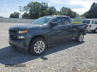2020 Chevrolet Silverado 1500 Custom with VIN 1GCRWBEK9LZ339027, listed as a Copart auction lot 70393854 with 97,802 mi miles and Salvage Title. Bid and sale history available at carsss.com. Image 1.