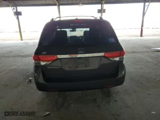 2015 Honda Odyssey EX-L with VIN 5FNRL5H62FB037338, listed as a Copart auction lot 43087485 with 134,579 mi miles and Salvage Title. Bid and sale history available at carsss.com. Image 6.