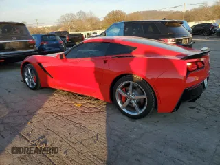2014 Chevrolet Corvette 2LT with VIN 1G1YC2D74E5122781, listed as a Copart auction lot 82669644 with 74,658 mi miles and Clean Title. Bid and sale history available at carsss.com. Image 2.