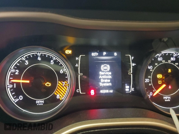2015 Jeep Cherokee Latitude with VIN 1C4PJMCS0FW550661, listed as a Copart auction lot 56456315 with 62,205 mi miles and Salvage Title. Bid and sale history available at DreamBid. Image 9.