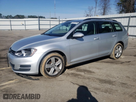 2015 Volkswagen Golf SportWagen TDI S with VIN 3VWCA7AU2FM511930, listed as a Copart auction lot 45267575 with 126,316 mi miles and Salvage Title. Bid and sale history available at carsss.com. Image 1.
