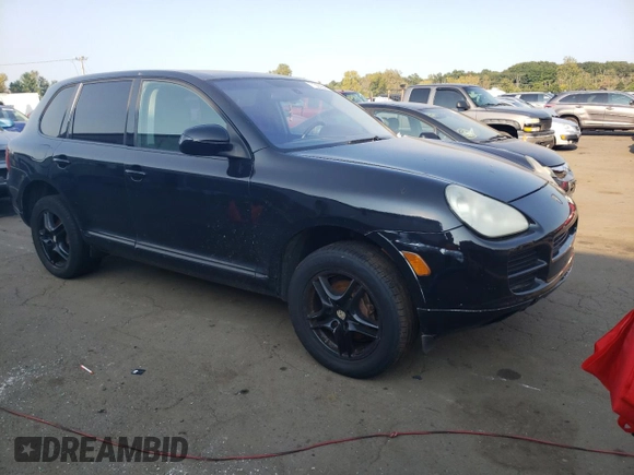 2005 Porsche Cayenne with VIN WP1AA29P55LA22920, listed as a Copart auction lot 71300284 with 0 mi miles and Salvage Title. Bid and sale history available at carsss.com. Image 4.
