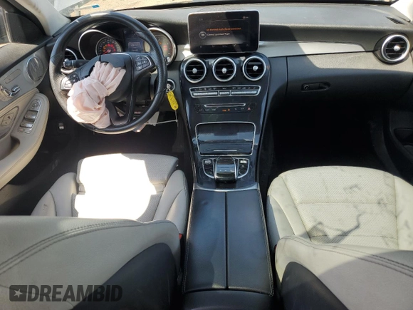 2016 Mercedes-Benz C 300 Luxury with VIN 55SWF4KB8GU116460, listed as a Copart auction lot 55850445 with 116,553 mi miles and Salvage title. Bid and sale history available at DreamBid. Image 8.